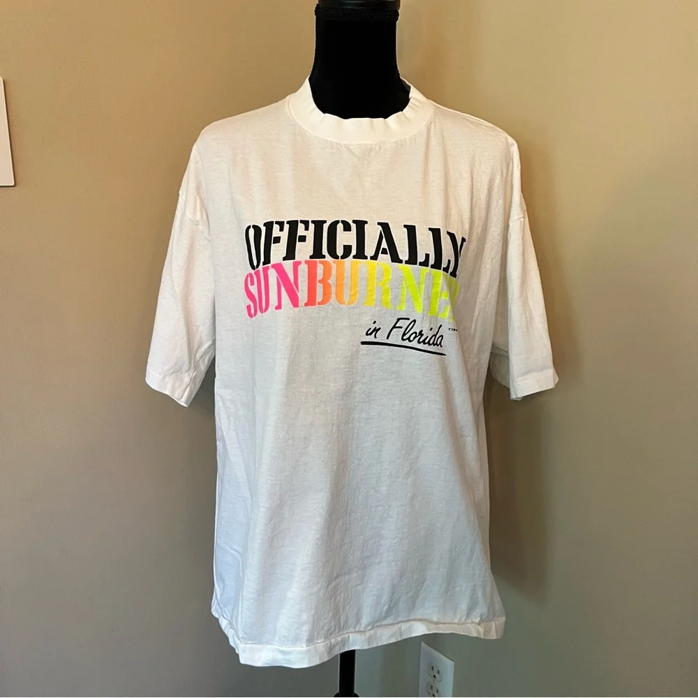 Vintage FLORIDA “Sunburned” XL T-shirt Single Stitch